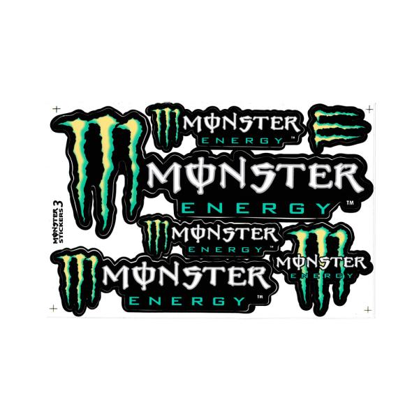 モンスターエナジー ステッカーセット アメリカン おしゃれ かっこいい エナジードリンク アメリカン...