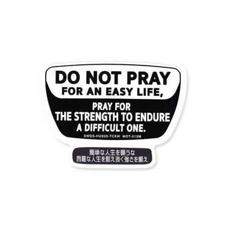 ステッカー 車 アメリカン かっこいい おしゃれ バイク 世田谷ベース ことわざステッカー モットー...