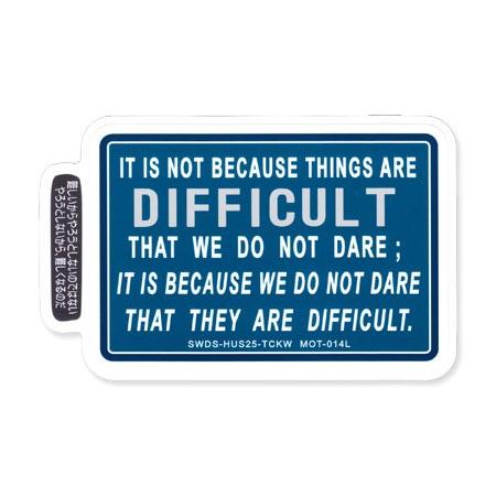 ステッカー 車 アメリカン かっこいい おしゃれ バイク 世田谷ベース ことわざステッカー サイズL...