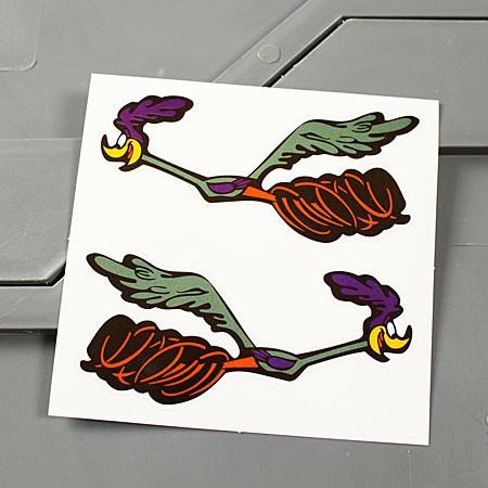 ロードランナー ステッカー セット ルーニー・テューンズ 車 バイク アメリカン かっこいい 左右向...