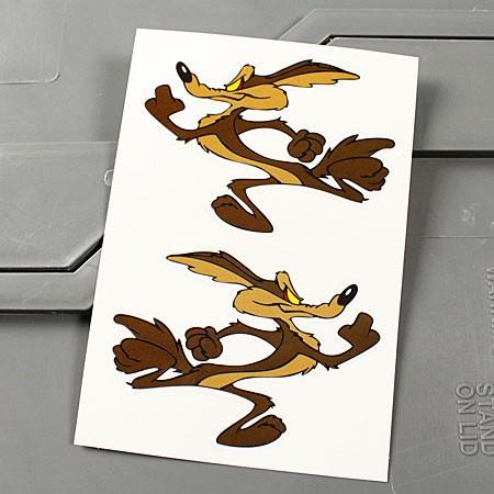 ワイリー・コヨーテ ステッカー セット ルーニー・テューンズ 車 バイク アメリカン かっこいい 左...