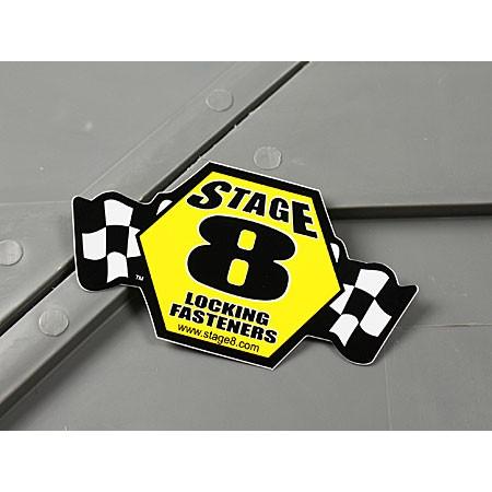 ステッカー STAGE8 ステージ8 車 バイク アメリカン おしゃれ かっこいい 世田谷ベース