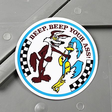 ロードランナー ステッカー ルーニー・テューンズ 車 バイク アメリカン おしゃれ かっこいい YO...