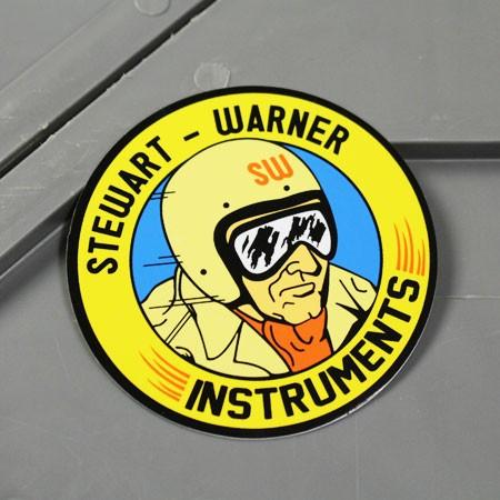 ステッカー 車 スチュワート・ワーナー アメリカン おしゃれ バイク ヘルメット かっこいい STE...
