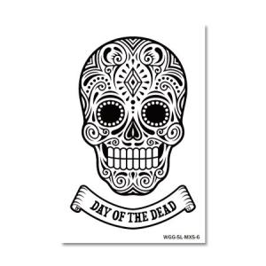 ステッカー スカル メキシカンスカル フェイスシール アメリカン 車 おしゃれ かっこいい アウトドア MEXICAN SKULL DAY OF THE DEAD ダイヤモンド｜planfirst