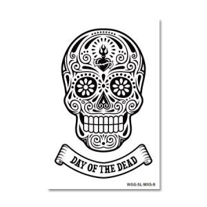 ステッカー スカル メキシカンスカル フェイスシール アメリカン 車 アウトドア スーツケース バイク MEXICAN SKULL DAY OF THE DEAD ハート｜planfirst