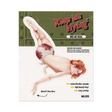 ピンナップガール ステッカー ミリタリー セクシー アメリカン レトロ ビンテージ おしゃれ かっこ...