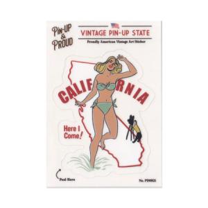 ピンナップガール ステッカー セクシー アメリカン レトロ ビンテージ