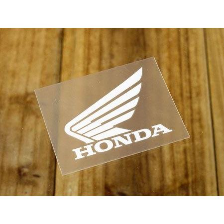 ステッカー ホンダ アメリカン 車 おしゃれ バイク ヘルメット かっこいい HONDA 転写式 ウ...