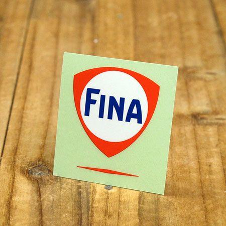 ステッカー アメリカン 車 おしゃれ バイク ヘルメット かっこいい オイル FINA フィナ サイ...