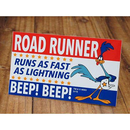 ロードランナー ステッカー ルーニー・テューンズ 車 アメリカン キャラクター おしゃれ バイク ヘ...
