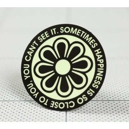 ステッカー アメリカン 車 バイク かっこいい おしゃれ 花 スウィートハートメッセージ 幸せは近く...