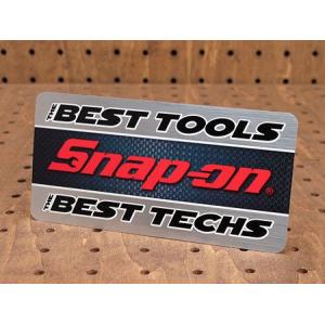 スナップオン ステッカー 車 アメリカン おしゃれ バイク ヘルメット かっこいい レンチ ツール 工具 Snap-on THE BEST TOOLS メール便OK＿SC-SN004-FNM