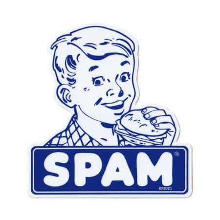 スパム ステッカー アメリカン おしゃれ かわいい 車 バイク スーツケース アウトドア キャンプ ...