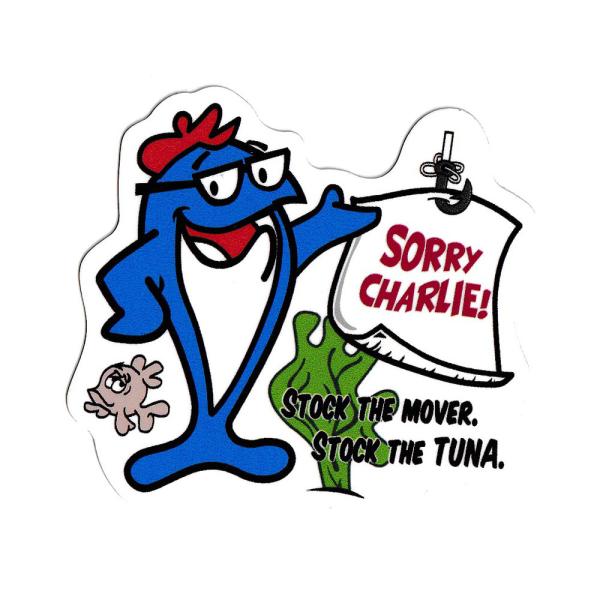 チャーリー・ザ・ツナ ステッカー アメリカン おしゃれ キャラクター アメリカ 車 バイク スーツケ...