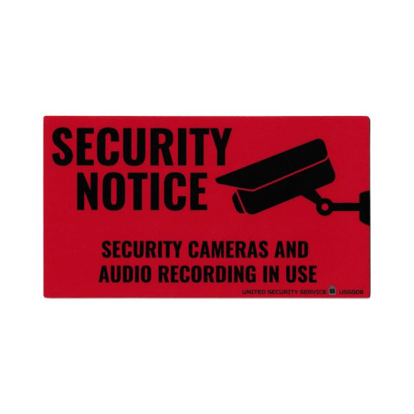 セキュリティ ステッカー 防犯 防犯カメラ アメリカン おしゃれ かっこいい 玄関 窓 ガラス UN...