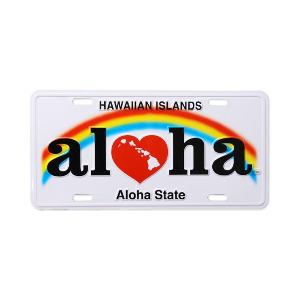 ハワイアン ライセンスプレート サインプレート サインボード ナンバープレート 看板 インテリア 雑...