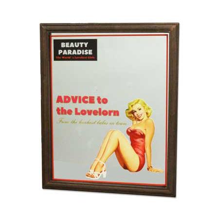 パブミラー アメリカン おしゃれ セクシー かっこいい レトロ ビンテージ インテリア 壁掛け 飾り...