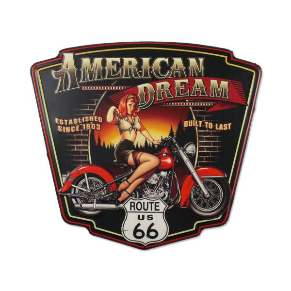 看板 サインプレート サインボード インテリア 雑貨 壁 飾り おしゃれ かっこいい ルート66 ピ...