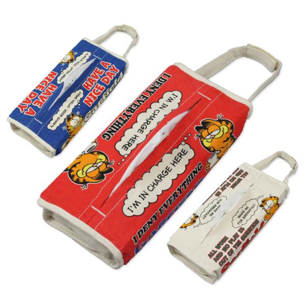 ガーフィールド ティッシュケース ティッシュカバー おしゃれ 壁掛け キャラクター アメリカ 車 吊...