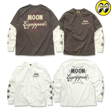 ムーンアイズ Tシャツ メンズ 長袖 アメカジ おしゃれ かっこいい バイク 車 ホットロッド レー...