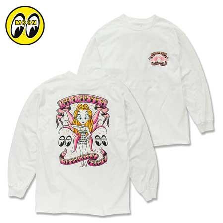 ムーンアイズ Tシャツ メンズ 長袖 アメカジ おしゃれ かっこいい 車 バイク ホットロッド レー...