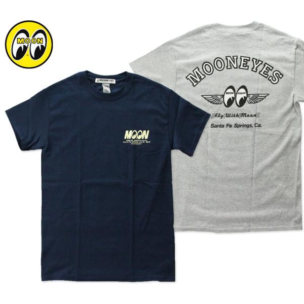 ムーンアイズ Tシャツ メンズ 半袖 アメカジ おしゃれ かっこいい かわいい ホットロッド レーシ...