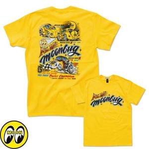 ムーンアイズ Tシャツ メンズ 半袖 アメカジ おしゃれ かっこいい かわいい 車 バイク ホットロッド レーシング VW ワーゲン ビートル MOONEYES MOON Bug｜planfirst