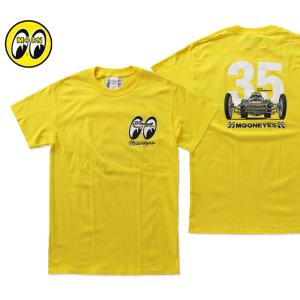 ムーンアイズ Tシャツ メンズ 半袖 アメカジ おしゃれ かっこいい ホットロッド レーシング モーター MOONEYES 35th Anniv. Limited Tシャツ