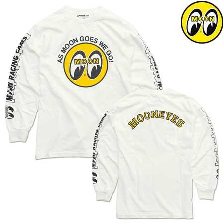 ムーンアイズ Tシャツ メンズ 長袖 アメカジ おしゃれ かっこいい 車 バイク ホットロッド レー...