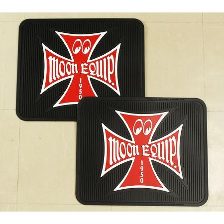 ムーンアイズ カーマット ゴム フロアーマット 車 ラバーマット 後部座席 ２枚組 MOONEYES...