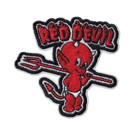 レッドデビル ワッペン アイロン 大人向け おしゃれ かっこいい アメリカン かわいい アメカジ ア...