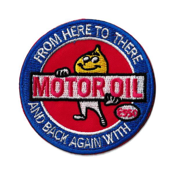 エッソ ESSO ワッペン アイロン 大人向け おしゃれ かっこいい アメカジ アメリカン ラウンド...