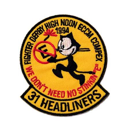 フィリックス・ザ・キャット キャラクター アメリカ ワッペン アイロン 大人向け ミリタリー 猫 お...