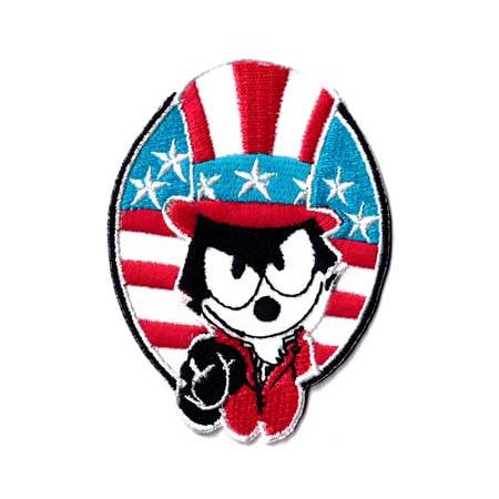 フィリックス・ザ・キャット キャラクター アメリカ ワッペン アイロン 大人向け 猫 おしゃれ かわ...