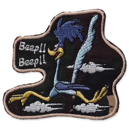 ロードランナー ワッペン アイロン 大人向け ミリタリー おしゃれ かっこいい アメカジ キャラクタ...