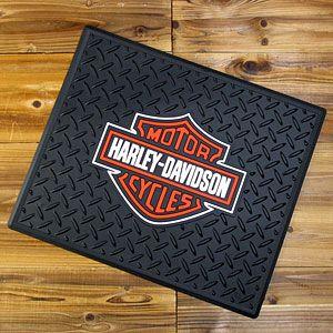 ハーレーダビッドソン/カーマット（ラバーマット）/エンブレム/後部座席用