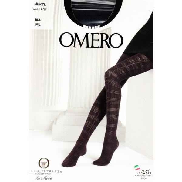 【在庫少につき値下げしました　50%OFF】オメロ正規品   MERYL　　コットン柄タイツ　イタリ...