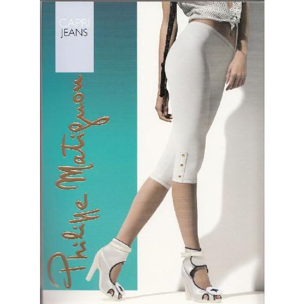 レギンス　CAPRI JEANS 　イタリア製     レギパン（６分丈）　イタリアサイズL