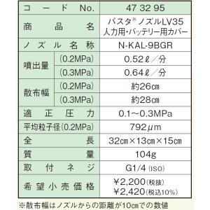 ヤマホ バスタノズル LV35 人力用・バッテ...の詳細画像3