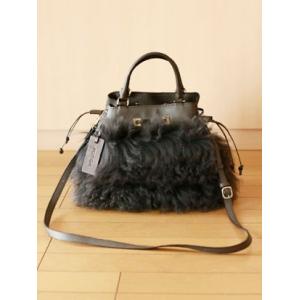 SALE PotioR（ポティオール）ラムファー巾着2WAY バッグ =PAULA(ポーラ)=