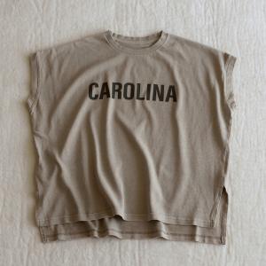 MICA&DEAL×STAR&STRIPE　ロゴ&サイドスリットルーミーTee 　CAROLINA　｜planino