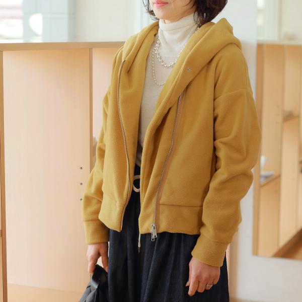 Boutique Ordinary (ブティーク オーディナリー) 　ウォッシュドフリース　Wジップ...