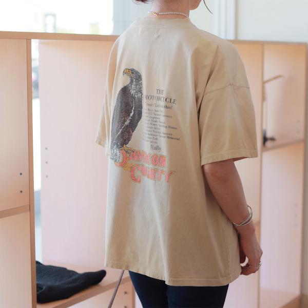 REMI RELIEF (レミレリーフ)　前後プリント　リラックスヴィンテージ　Tee