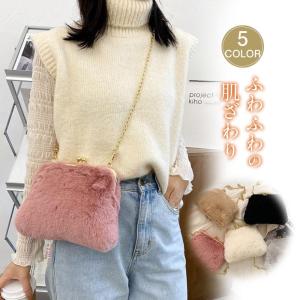 ファーバッグ ショルダーバッグ 斜め掛け レディ...の商品画像