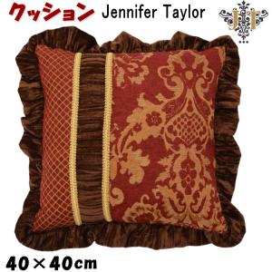 クッション Pillow Poinsettia レッド アラベスク ジェニファー