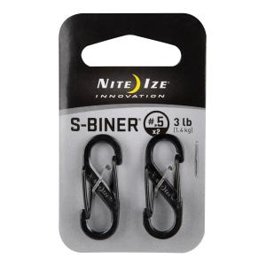 ナイトアイズ NITE IZE エスビナー S-BINER チップ×2個入 ブラック NI02221｜plantz