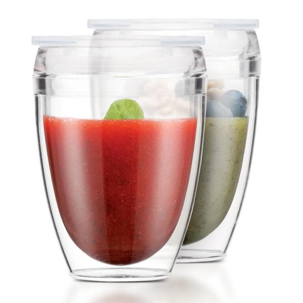 bodum ボダム パヴィーナトゥーゴー K11849-10SA ダブルウォールタンブラー グラス ...