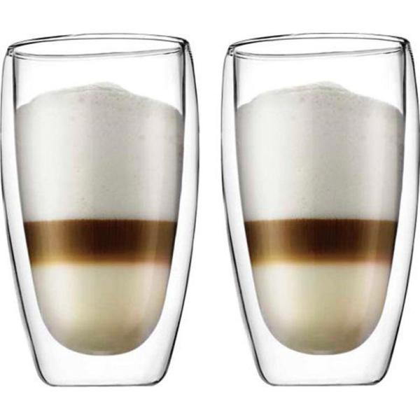 bodum ボダム パヴィーナ 4560-10 ダブルウォールグラス 0.4L クリア 2個セット ...