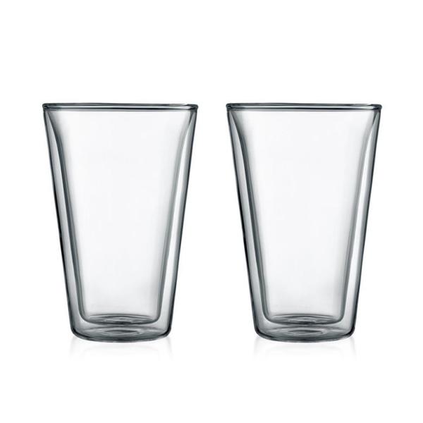 bodum ボダム キャンティーン 10110-10 ダブルウォールグラス 0.4L クリア 2個セ...